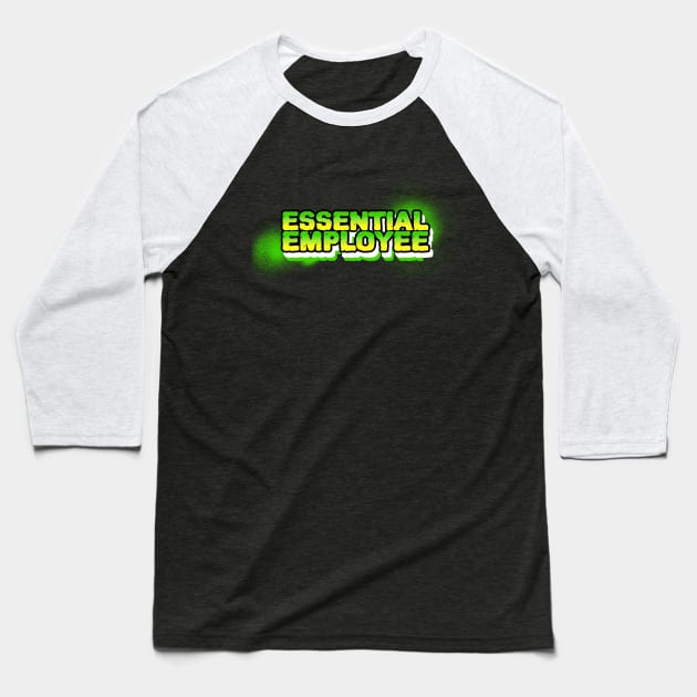 Essential employee meme Baseball T-Shirt by Sabahmd